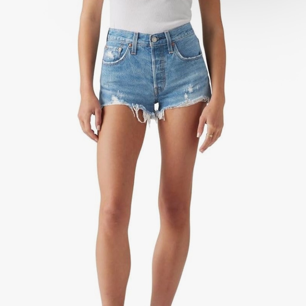 Levi's Blue Jean Shorts